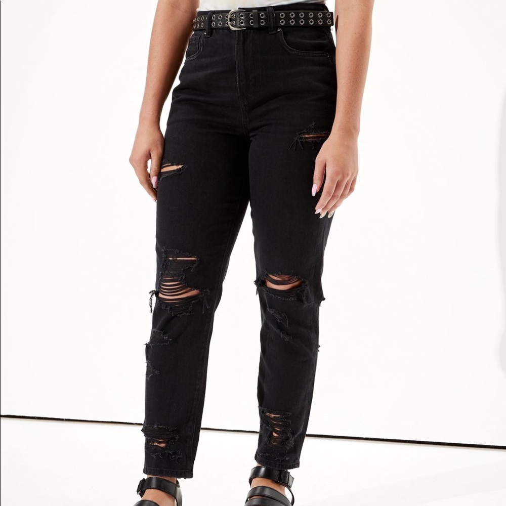 AE curvy mom jeans